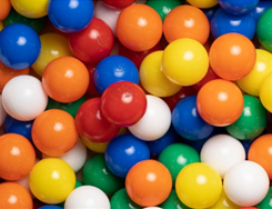 Plastbolde Ø 5 cm | Bolde til boldbad 100 stk