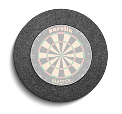 Dobbelt lydisolering til dartskive