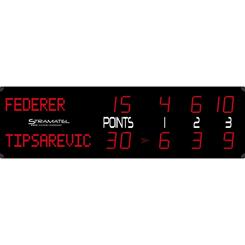 Stramatel scoreboard Tennis RT Alpha | Indendørs