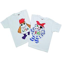 Hvid Børne T-shirt